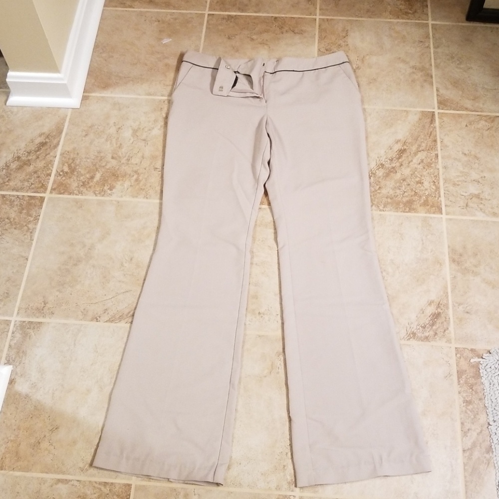 Tan office pants size 10